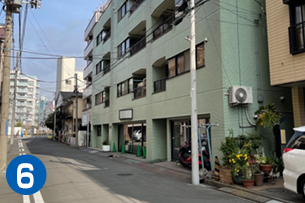 京急線「戸部」駅から当院までの道順6