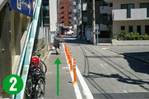 相鉄線「平沼橋」駅から当院までの道順2