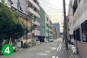 相鉄線「平沼橋」駅から当院までの道順4